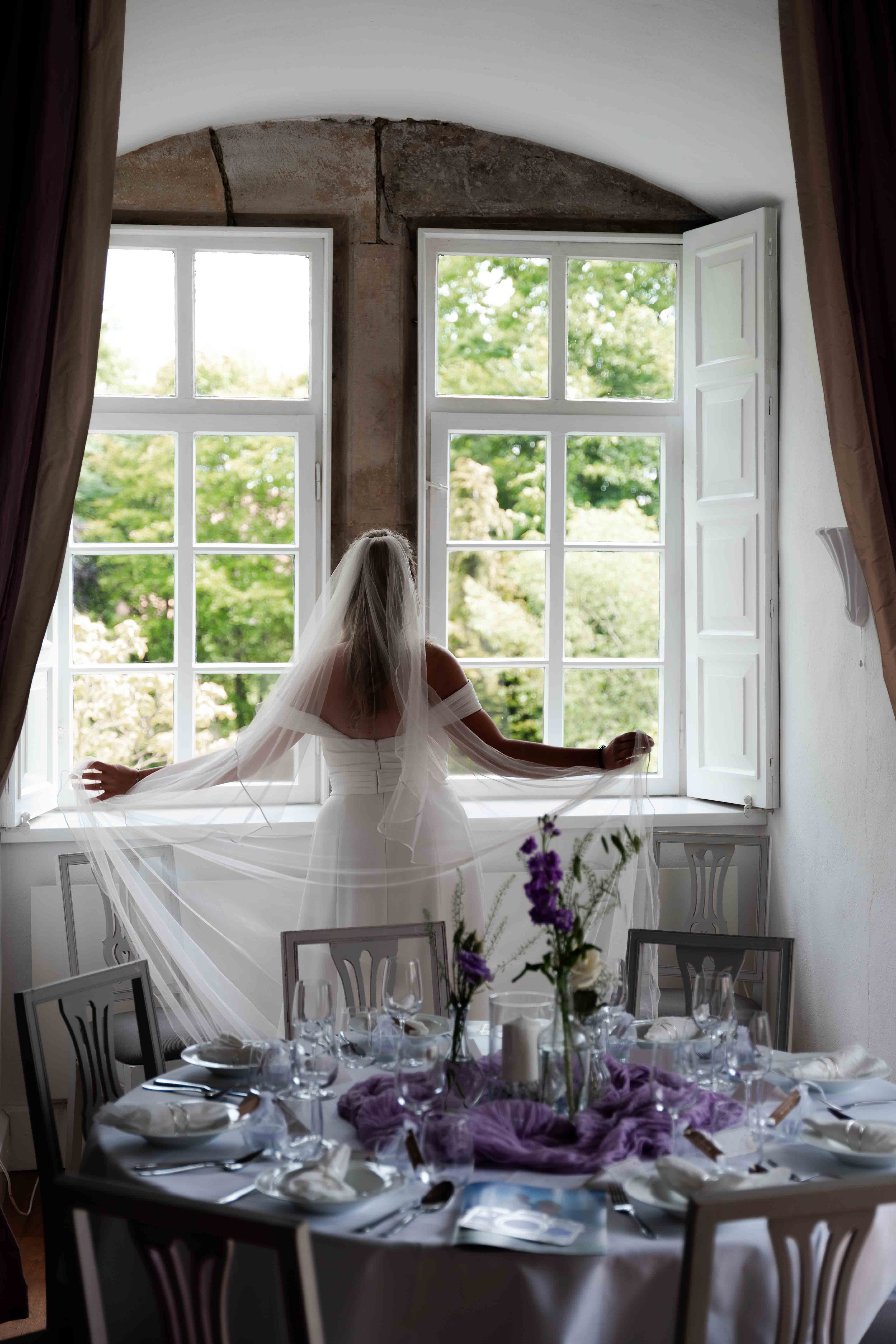 Hochzeitsfotograf Luise & Lorenz – intime Aufnahme des Brautpaars